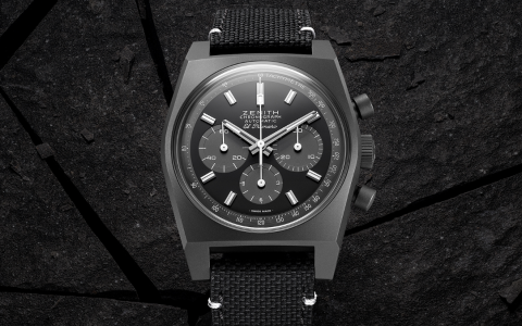 暗影重現于世｜ZENITH Chronomaster Revival "Shadow"計時碼表