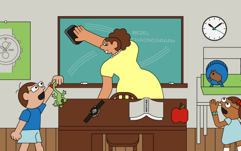 周末版回到學校，HODINKEE 風格