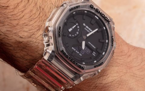 動(dòng)手：卡西歐 G-Shock 'Casi-Oak' GA2100SKE-7A 透明系列手表