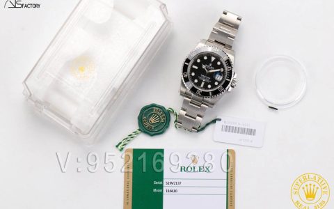 VS廠黑水鬼116610LN「3135機芯」老款40黑水鬼復刻對比正品評測