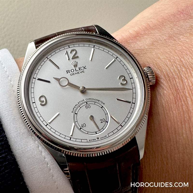 ROLEX - 勞力士全新系列Perpetual 1908,小三針、貴金屬、7140新機芯配透明底蓋