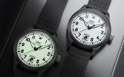 IWC與「Black Aces黑色王牌」合作全夜光表盤飛行員系列Pilot's Watch 41