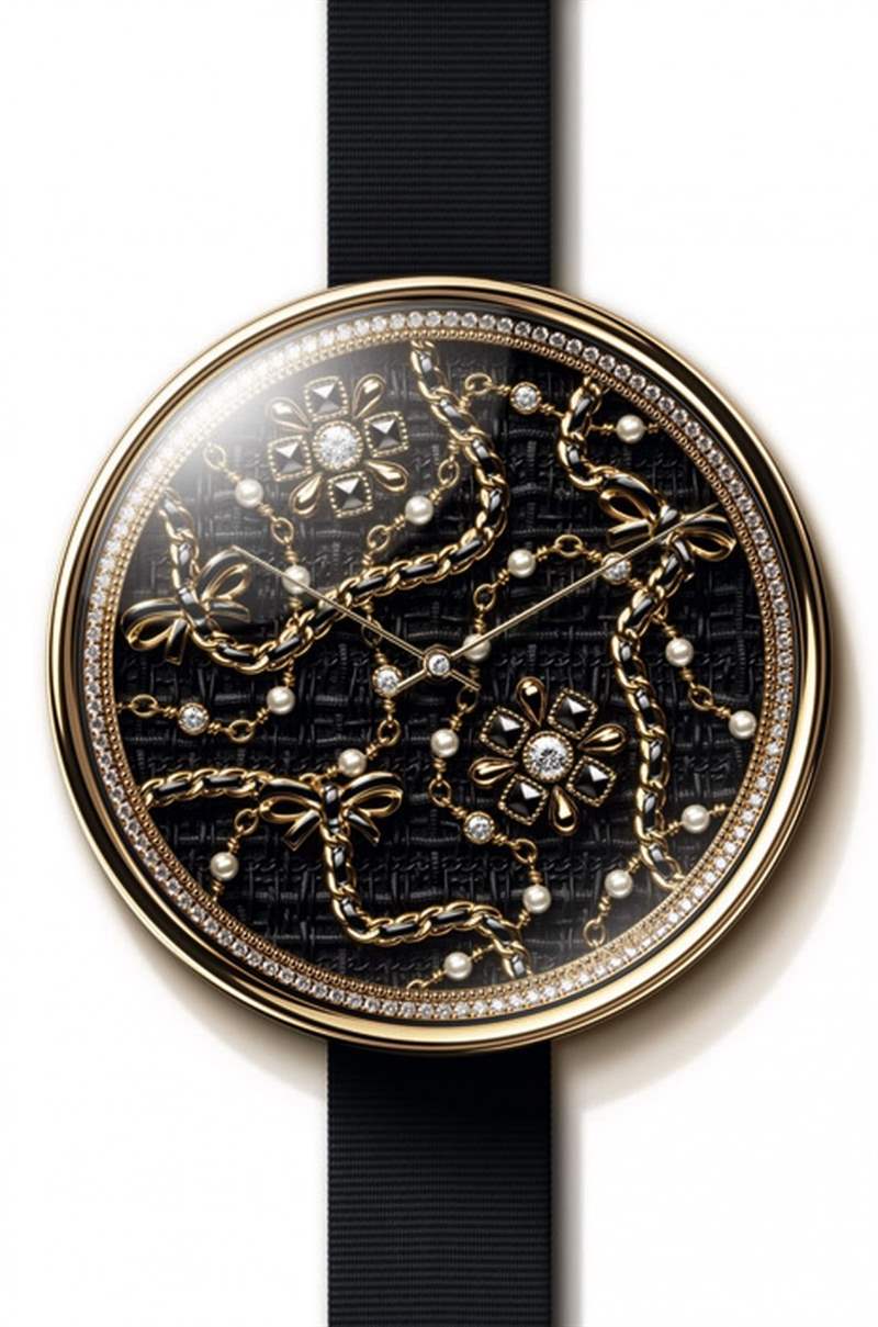 香奈兒高級(jí)制表與高級(jí)訂制服的邂逅Mademoiselle Privé腕表系列