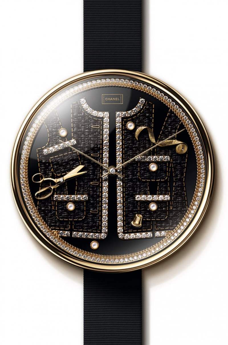 香奈兒高級(jí)制表與高級(jí)訂制服的邂逅Mademoiselle Privé腕表系列
