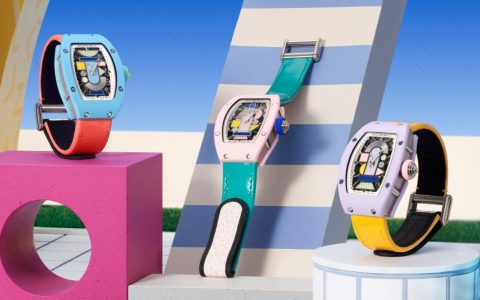 融入曼菲斯風(fēng)格粉嫩三色齊發(fā)｜理查德MILLE RM 07-01彩色陶瓷腕表