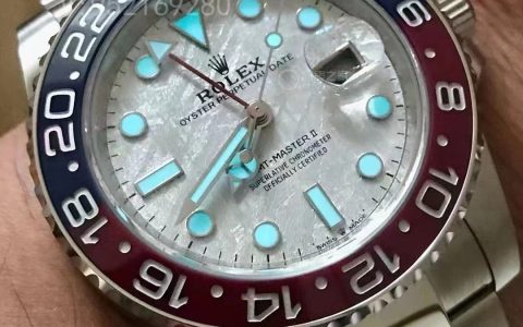 C+廠勞力士GMT格林尼治可樂圈隕石盤面做工細(xì)節(jié)怎么樣